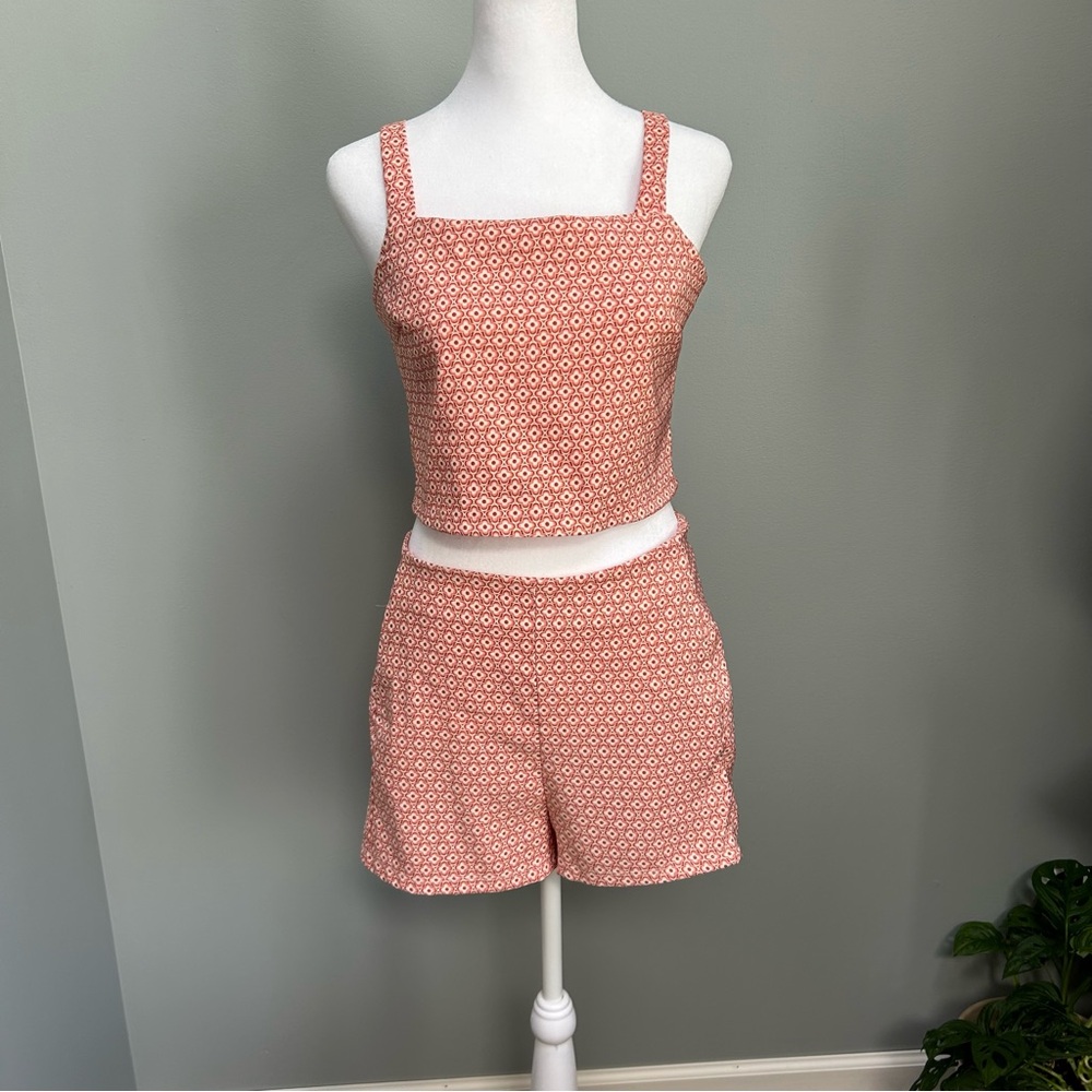 altar’d state junior M floral 2 piece short set